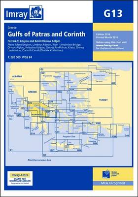 Imray Chart G13: Gulfs of Patras and Corinth - Imray