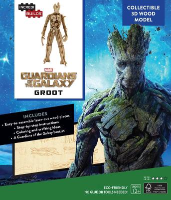 Incredibuilds: Marvel: Groot: Guardians of the Galaxy 3D Wood Model: A Guide to the Cosmic Adventurers - Marc, Sumerak