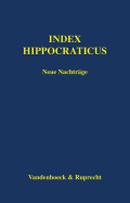 Index Hippocraticus: Neue Nachtrage