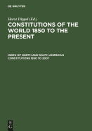 Index of North and South American Constitutions 1850 to 2007: n.a.