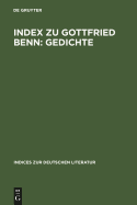 Index Zu Gottfried Benn: Gedichte