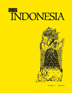 Indonesia Journal: October 2001