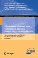 Information and Communication Technologies in Education, Research, and Industrial Applications: 17th International Conference, ICTERI 2021, Kherson, Ukraine, September 28-October 2, 2021, Revised Selected Papers