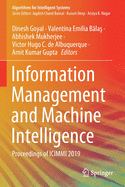 Information Management and Machine Intelligence: Proceedings of ICIMMI 2019