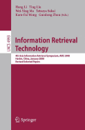 Information Retrieval Technology: 4th Asia Information Retrieval Symposium, Airs 2008, Harbin, China, January 15-18, 2008, Revised Selected Papers