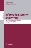 Information Security and Privacy: 15th Australasian Conference, Acisp 2010, Sydney, Australia, July 5-7, 2010, Proceedings