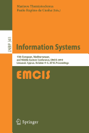 Information Systems: 15th European, Mediterranean, and Middle Eastern Conference, Emcis 2018, Limassol, Cyprus, October 4-5, 2018, Proceedings