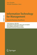 Information Technology for Management: Towards Business Excellence: 15th Conference, Ism 2020, and Fedcsis-Ist 2020 Track, Held as Part of Fedcsis, Sofia, Bulgaria, September 6-9, 2020, Extended and Revised Selected Papers