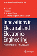 Innovations in Electrical and Electronics Engineering: Proceedings of the 4th ICIEEE 2019