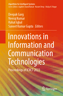 Innovations in Information and Communication Technologies: Proceedings of ICIICT 2022