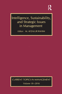 Intelligence, Sustainability, and Strategic Issues in Management: Current Topics in Management