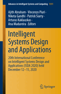 Intelligent Systems Design and Applications: 20th International Conference on Intelligent Systems Design and Applications (Isda 2020) Held December 12-15, 2020