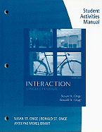 Interaction Student Activities Manual: Langue Et Culture