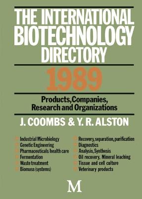 International Biotechnology Directory - Coombs, J. (Volume editor)