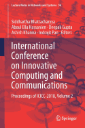 International Conference on Innovative Computing and Communications: Proceedings of ICICC 2018, Volume 2