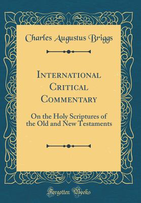 International Critical Commentary: On the Holy Scriptures of the Old and New Testaments (Classic Reprint) - Briggs, Charles Augustus