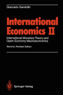 International Economics II: International Monetary Theory and Open-Economy Macroeconomics