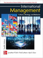International Management: Culture Strategy and Behavior ISE