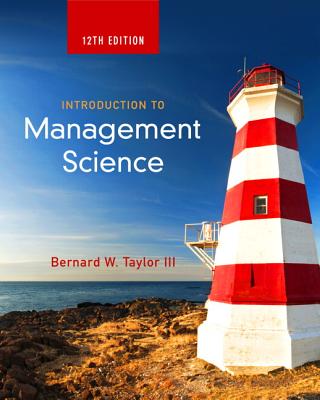 Introduction to Management Science - Taylor, Bernard, III