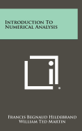 Introduction to numerical analysis.