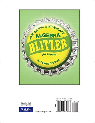 Introductory &Intermediate Algebra for College Students, Books a la Carte Edition - Blitzer, Robert F