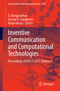 Inventive Communication and Computational Technologies: Proceedings of Icicct 2019