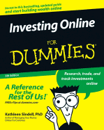 Investing Online for Dummies - Sindell, Kathleen, PH.D.