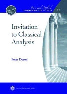 Invitation to Classical Analysis - Duren, Peter L