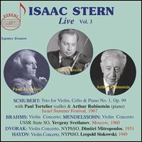 Isaac Stern Live, Vol. 3: Schubert, Brahms, Dvorak, Haydn - 