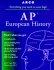 Ap European History 3e (Master the Ap European History Test)