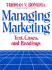 Managing Marketing: Text, Cases, and Readings