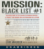 Mission: Black List #1 Cd