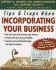 Tips & Traps When Incorporating Your Business