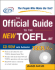 The Official Guide to the New Toefl Ibt [With Cdrom]