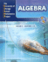 Algebra/Grade 8-12