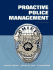 Proactive Police Management