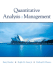 Quantitive Analysis for Management
