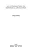 An Introduction to Historical Linguistics