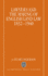 Lawyers and the Making of English Land Law 1832-1940