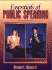 Essentials of Public Speaking
