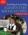 Teaching and Learning Elementary Social Studies Instructors Copy 9th Edition