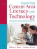 Supporting Content Area Literacy With Technology: Meeting the Needs of Diverse Learners