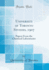 University of Toronto Studies, 1907: Papers From the Chemical Laboratories (Classic Reprint)