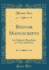 Beggar Manuscripts: an Original Miscellany in Verse and Prose (Classic Reprint)