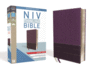 Niv, Thinline Bible, Large Print, Leathersoft, Purple, Red Letter, Comfort Print