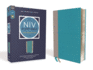 Niv Study Bible, Fully Revised Edition (Study Deeply. Believe Wholeheartedly. ), Leathersoft, Teal/Gray, Red Letter, Comfort Print