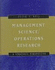 Management Science/Operations Research: a Strategic Perspective