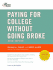 Paying for College Without Going Broke
