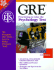Gre: Practicing to Take the Psychology Test