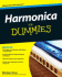 Harmonica for Dummies (Book and Cd)
